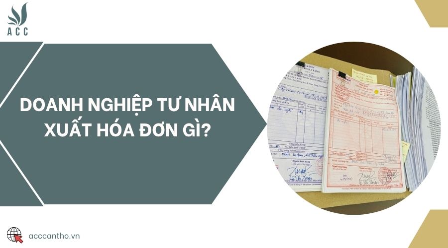 Doanh nghiệp tư nhân xuất hóa đơn gì?