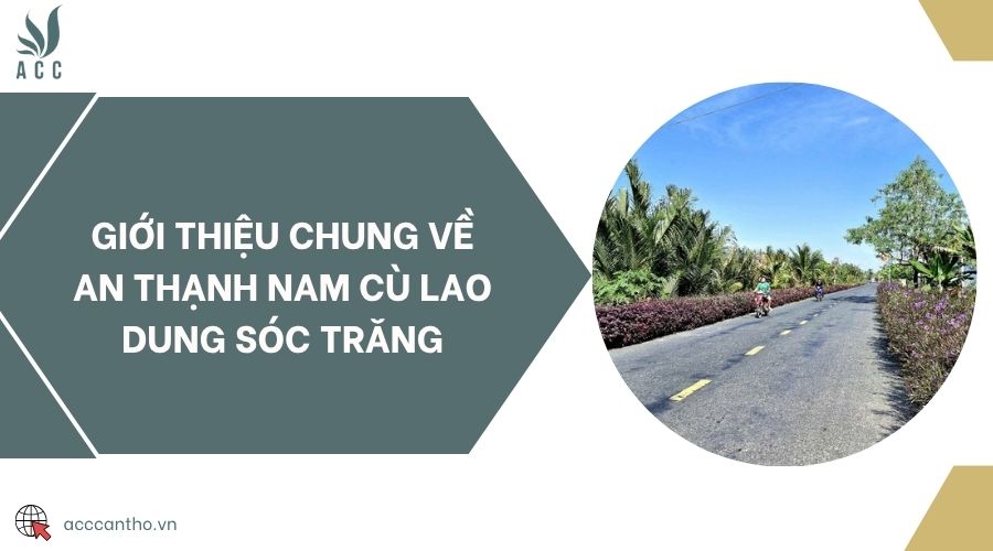 Giới thiệu chung về An Thạnh Nam Cù Lao Dung Sóc Trăng