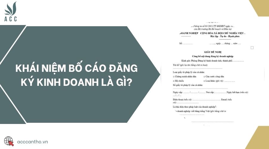 Khái niệm bố cáo đăng ký fv888 là gì?