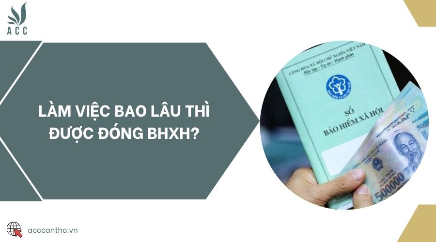 Làm việc bao lâu thì được đóng BHXH?