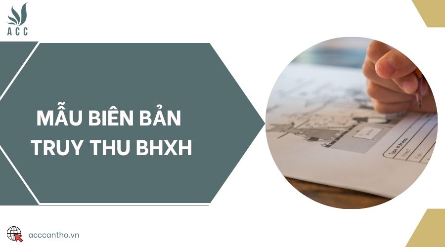Mẫu biên bản truy thu BHXH