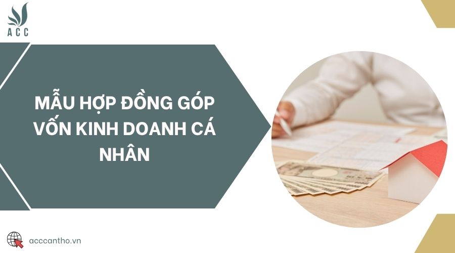 Mẫu hợp đồng góp vốn fv888 cá nhân