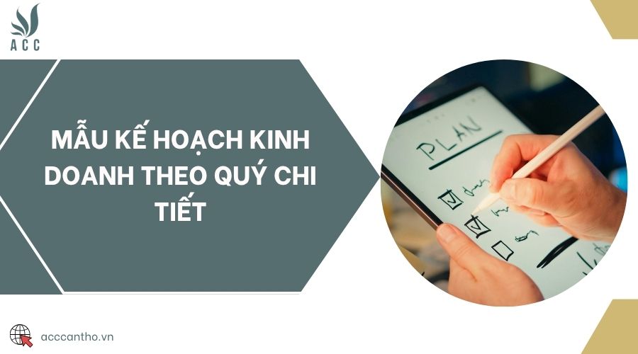 Mẫu kế hoạch fv888 theo quý chi tiết