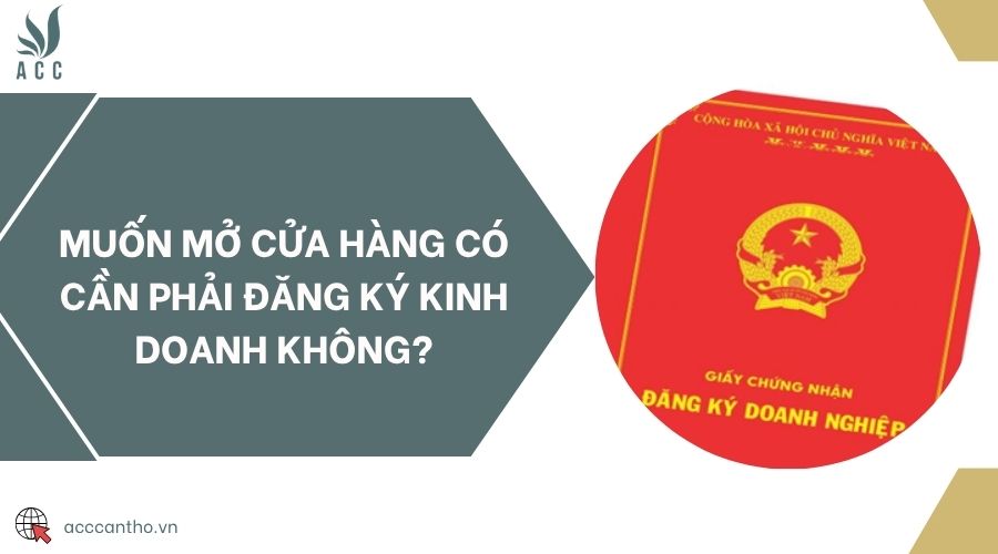 Muốn mở cửa hàng có cần phải đăng ký fv888 không?