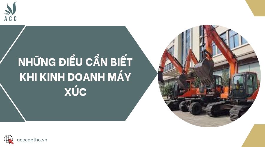 Những điều cần biết khi fv888 máy xúc