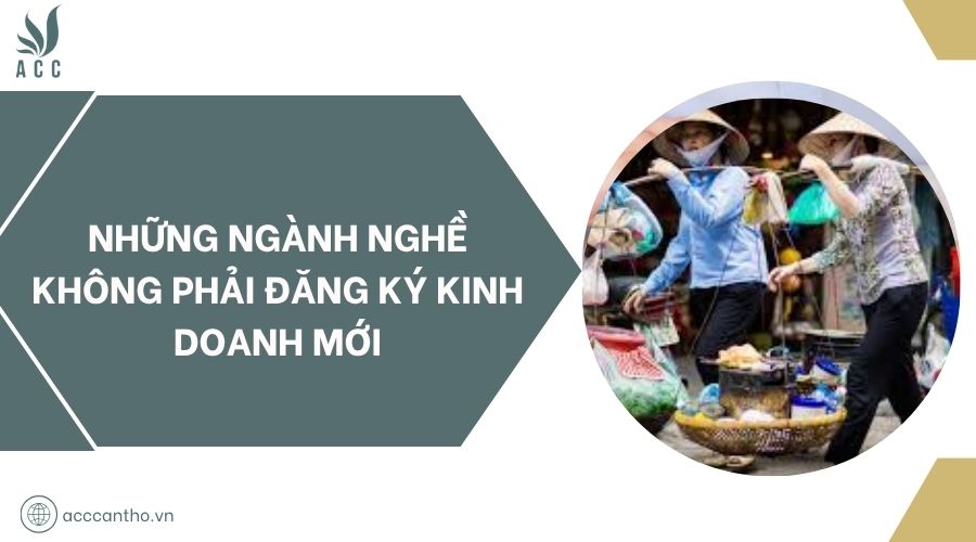 Những ngành nghề không phải đăng ký fv888 mới