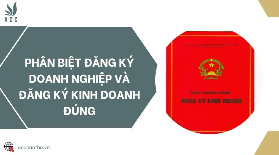 Phân biệt đăng ký doanh nghiệp và đăng ký fv888 đúng