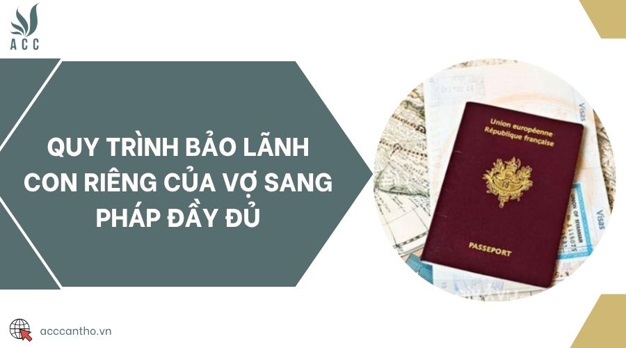 Quy trình bảo lãnh con riêng của vợ sang Pháp đầy đủ