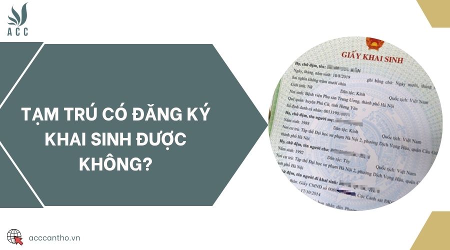 fv888 có đăng ký khai sinh được không?