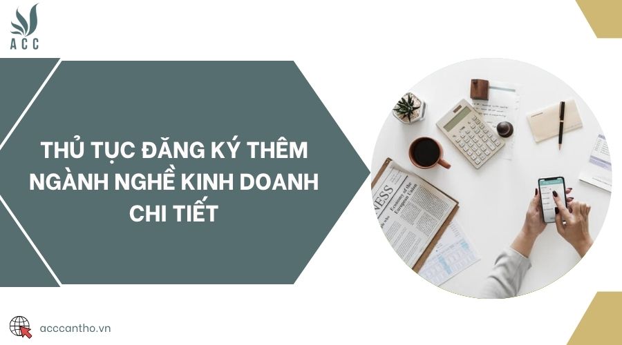 Thủ tục đăng ký thêm ngành nghề fv888 chi tiết