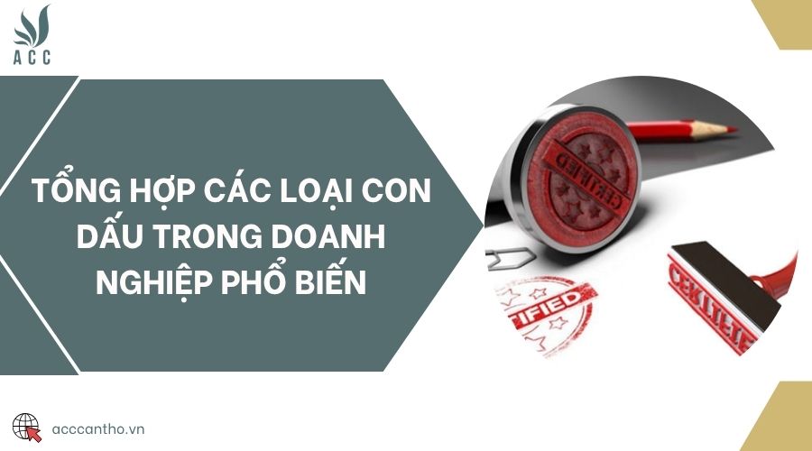 Tổng hợp các loại con dấu trong doanh nghiệp phổ biến