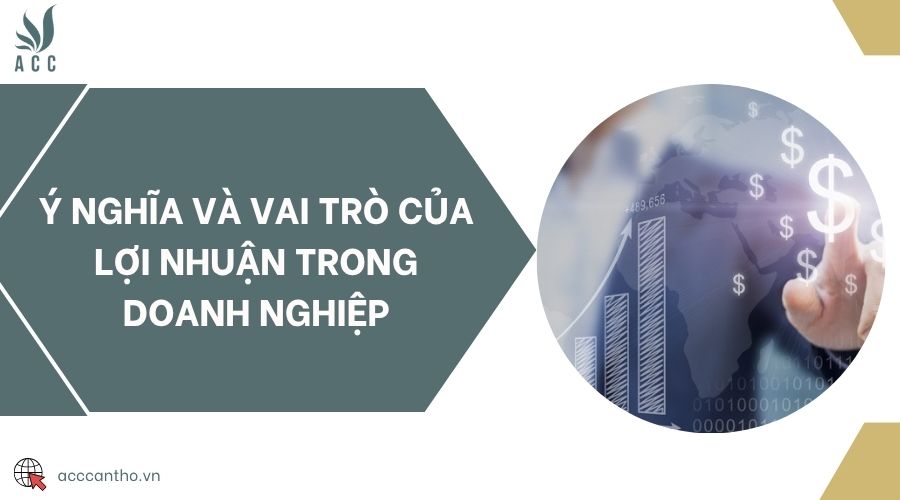 Ý nghĩa và vai trò của lợi nhuận trong doanh nghiệp