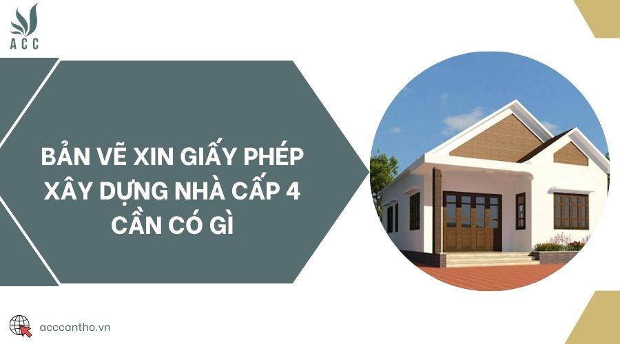 Bản vẽ xin giấy phép fv88 vn nhà cấp 4 cần có gì