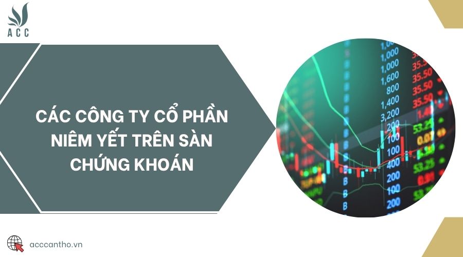 Các công ty cổ phần niêm yết trên sàn chứng khoán