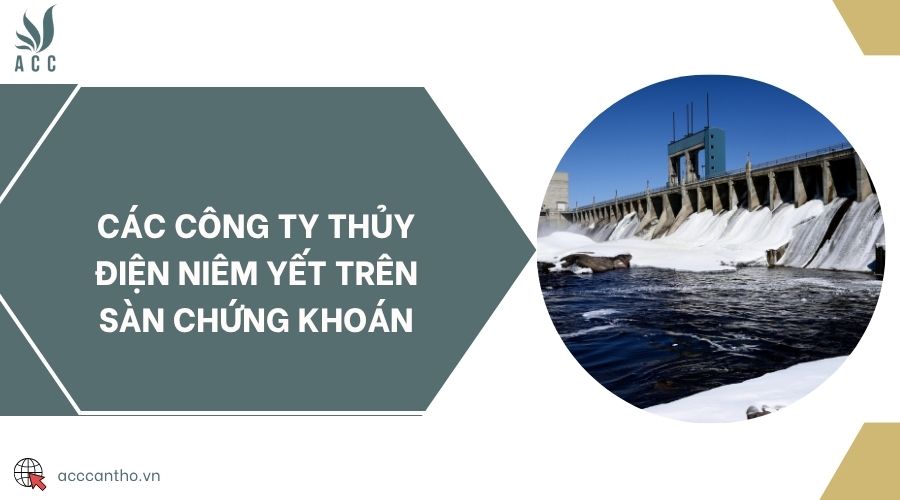 Các công ty thủy điện niêm yết trên sàn chứng khoán