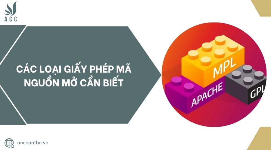 Các loại giấy phép mã nguồn mở cần biết