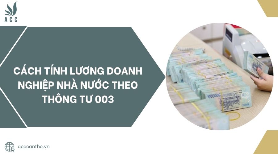 Cách tính lương doanh nghiệp nhà nước theo Thông tư 003