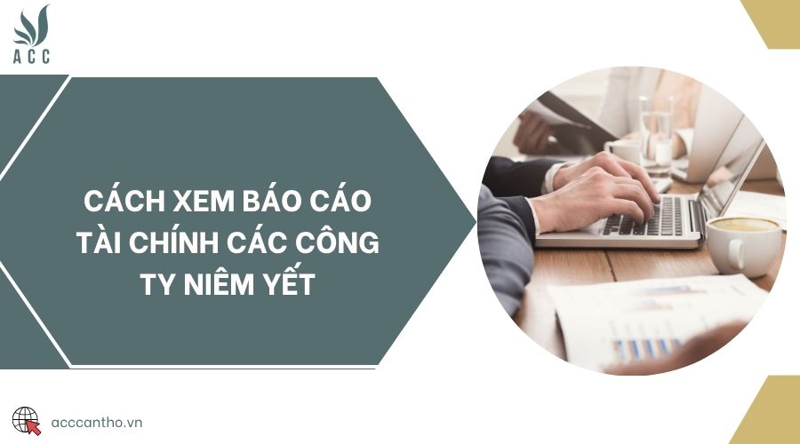 Cách xem báo cáo tài chính các công ty niêm yết