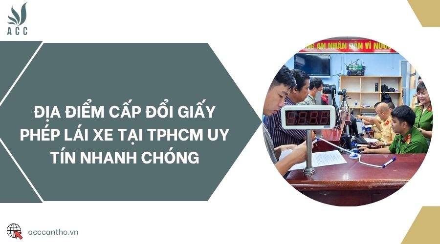 Địa điểm cấp đổi giấy phép lái xe tại TPHCM uy tín nhanh chóng