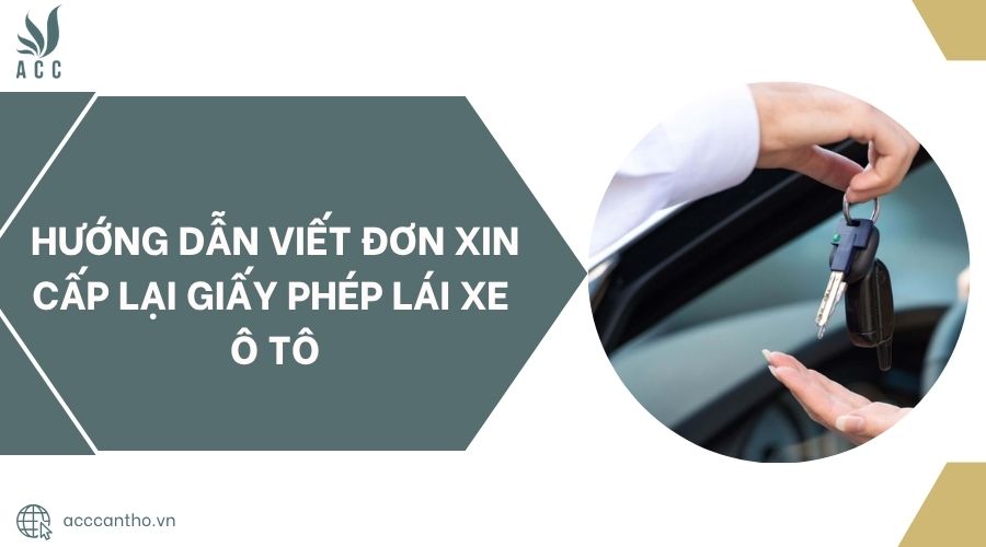 Hướng dẫn viết đơn xin cấp lại giấy phép lái xe ô tô