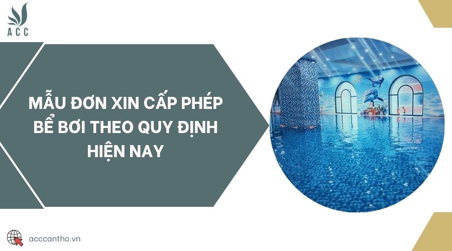 Mẫu đơn xin cấp phép bể bơi theo quy định hiện nay