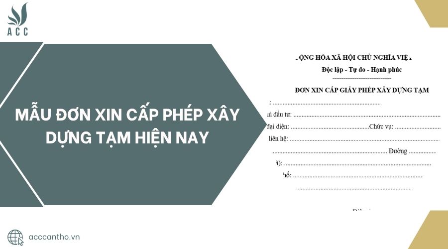 Mẫu đơn xin cấp phép fv88 vn tạm hiện nay