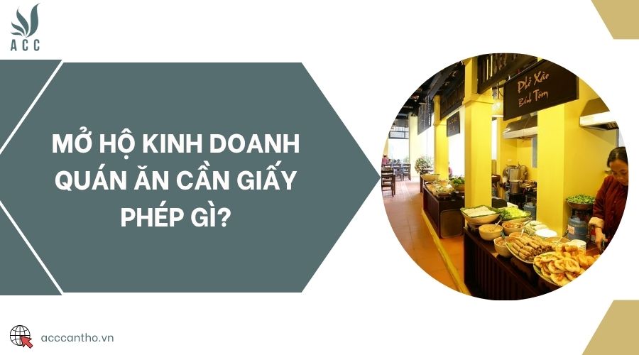 Mở hộ fv888 quán ăn cần giấy phép gì?