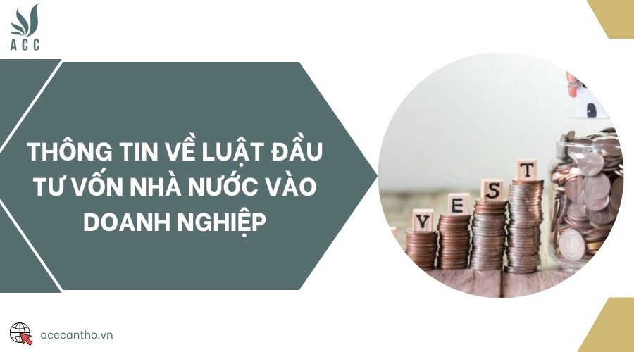 Thông tin về luật đầu tư vốn nhà nước vào doanh nghiệp