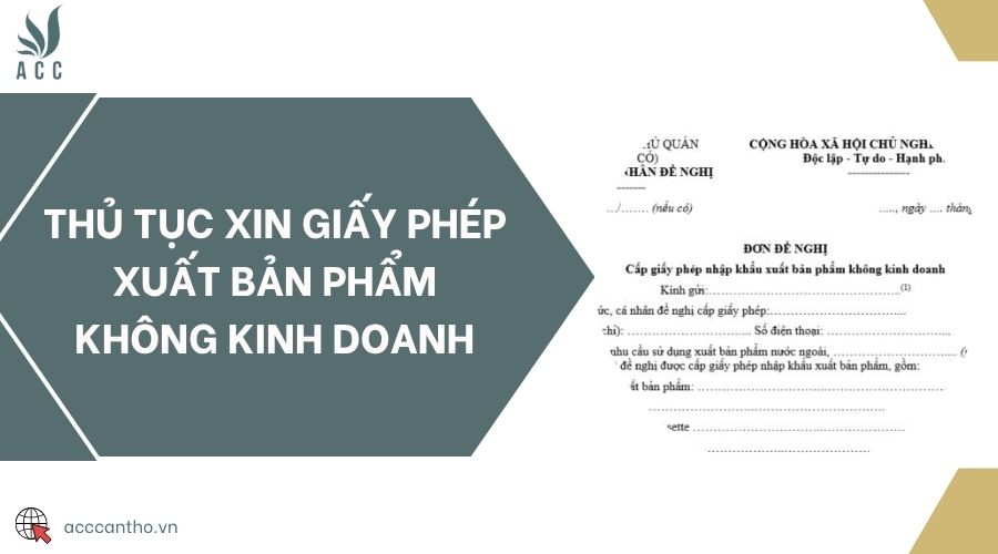 Thủ tục xin giấy phép xuất bản phẩm không fv888