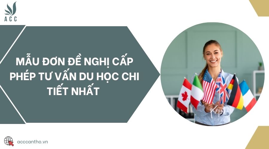 Mẫu đơn đề nghị cấp phép tư vấn du học chi tiết nhất 