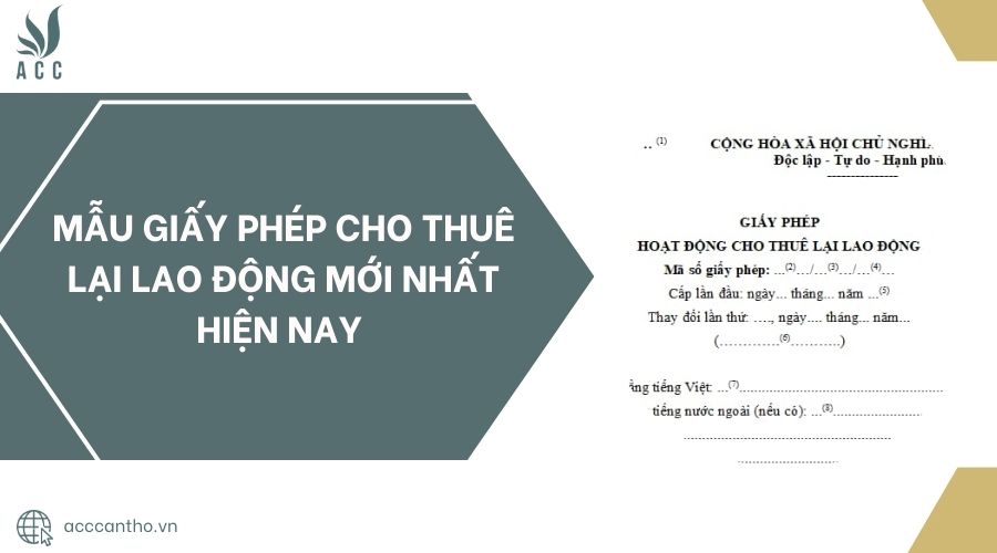 Mẫu giấy phép cho thuê lại fv88 link mới nhất hiện nay 