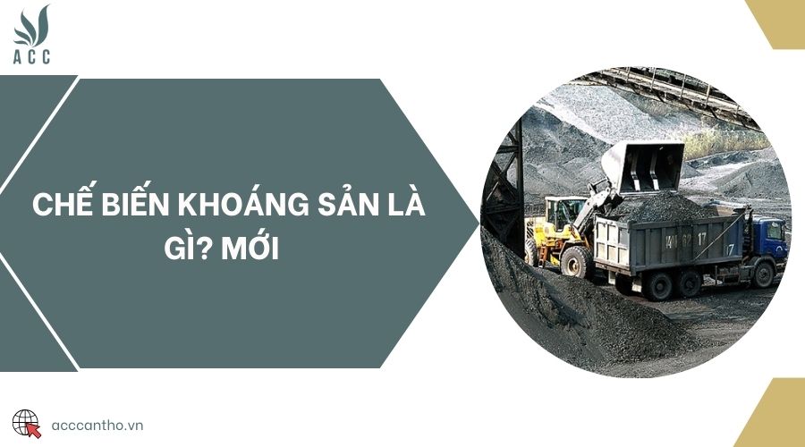 Chế biến khoáng sản là gì? mới 
