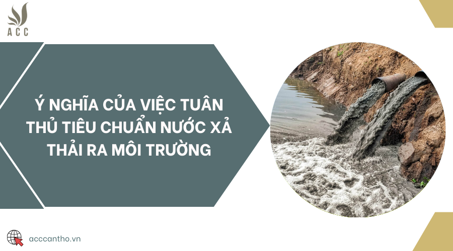 Ý nghĩa của việc tuân thủ tiêu chuẩn nước xả thải ra fv88 nhà cái