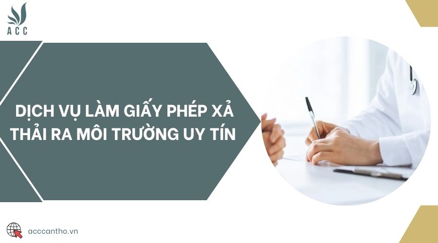 Dịch vụ làm giấy phép xả thải ra fv88 nhà cái uy tín