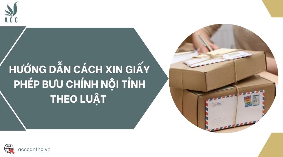 Hướng dẫn cách xin giấy phép bưu chính nội tỉnh theo luật 