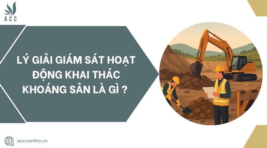 Lý giải giám sát hoạt động khai thác khoáng sản là gì ?