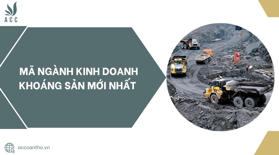 Mã ngành fv888 khoáng sản mới nhất 