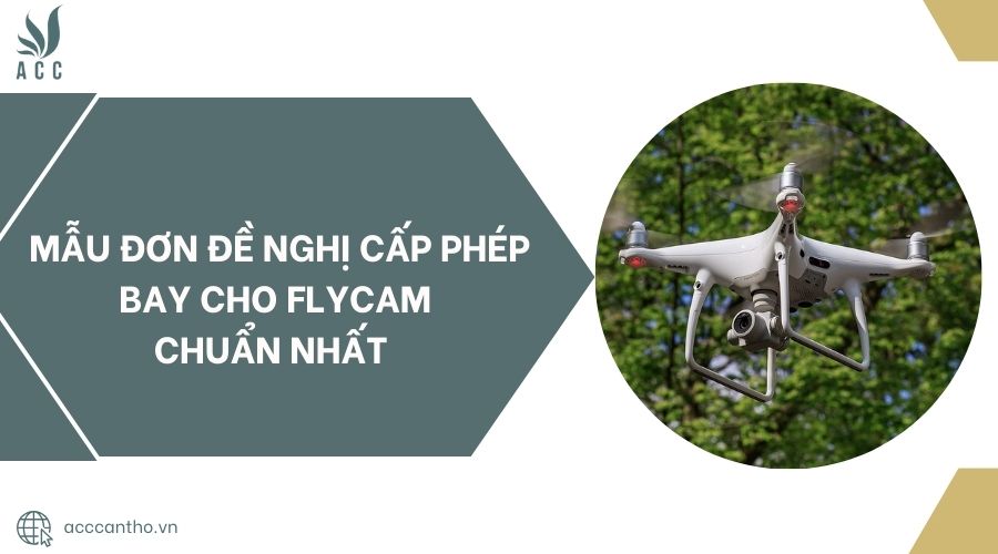 Mẫu đơn đề nghị cấp phép bay cho flycam chuẩn nhất 
