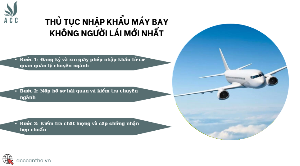 Thủ tục nhập khẩu máy bay không người lái mới nhất