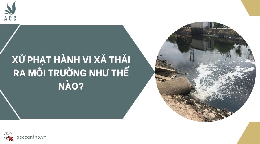 Xử phạt hành vi xả thải ra fv88 nhà cái như thế nào?