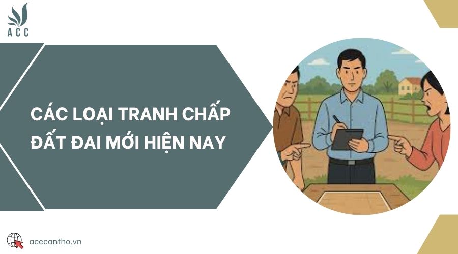 Các loại tranh chấp đất đai mới hiện nay 