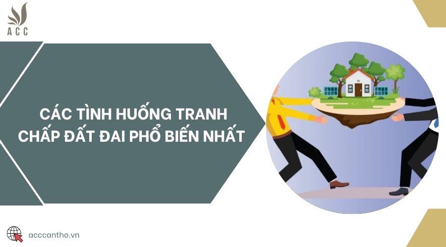 Các tình huống tranh chấp đất đai phổ biến nhất 