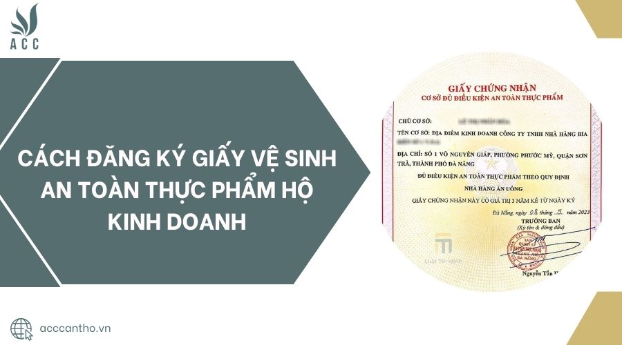 Cách đăng ký giấy vệ sinh an toàn thực phẩm hộ fv888