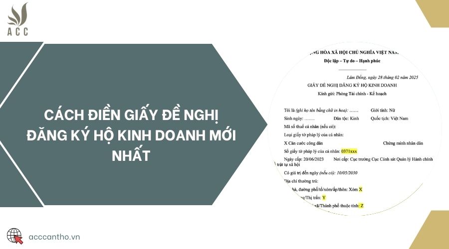 Cách điền giấy đề nghị đăng ký hộ fv888 mới nhất