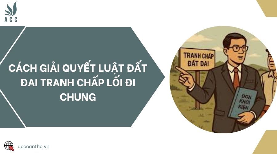 Cách giải quyết luật đất đai tranh chấp lối đi chung