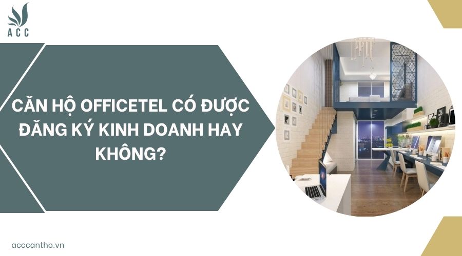 Căn hộ officetel có được đăng ký fv888 hay không?