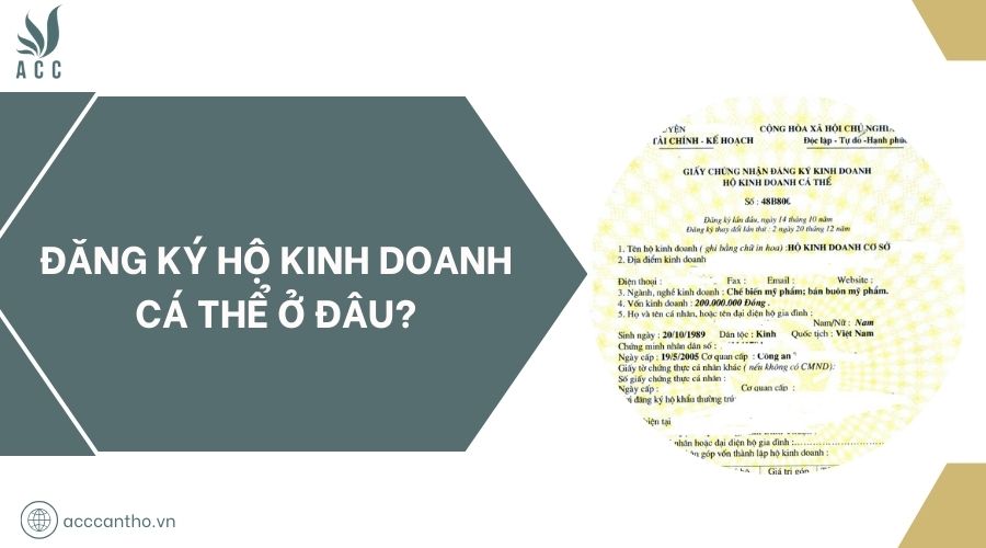 Đăng ký hộ fv888 cá thể ở đâu?