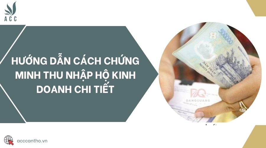 Hướng dẫn cách chứng minh thu nhập hộ fv888 chi tiết