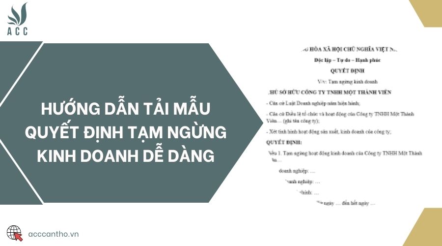 Hướng dẫn tải mẫu quyết định tạm ngừng fv888 dễ dàng