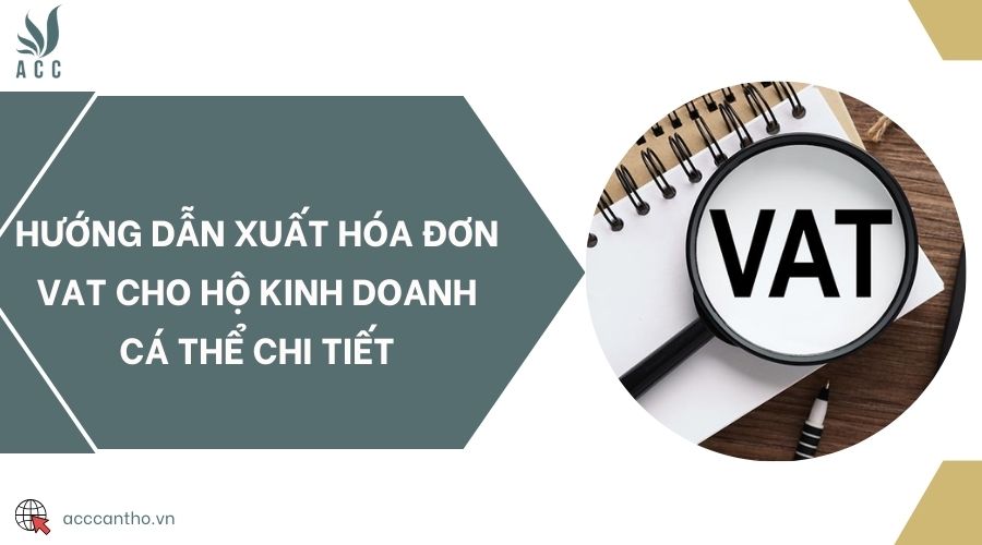 Hướng dẫn xuất hóa đơn VAT cho hộ fv888 cá thể chi tiết